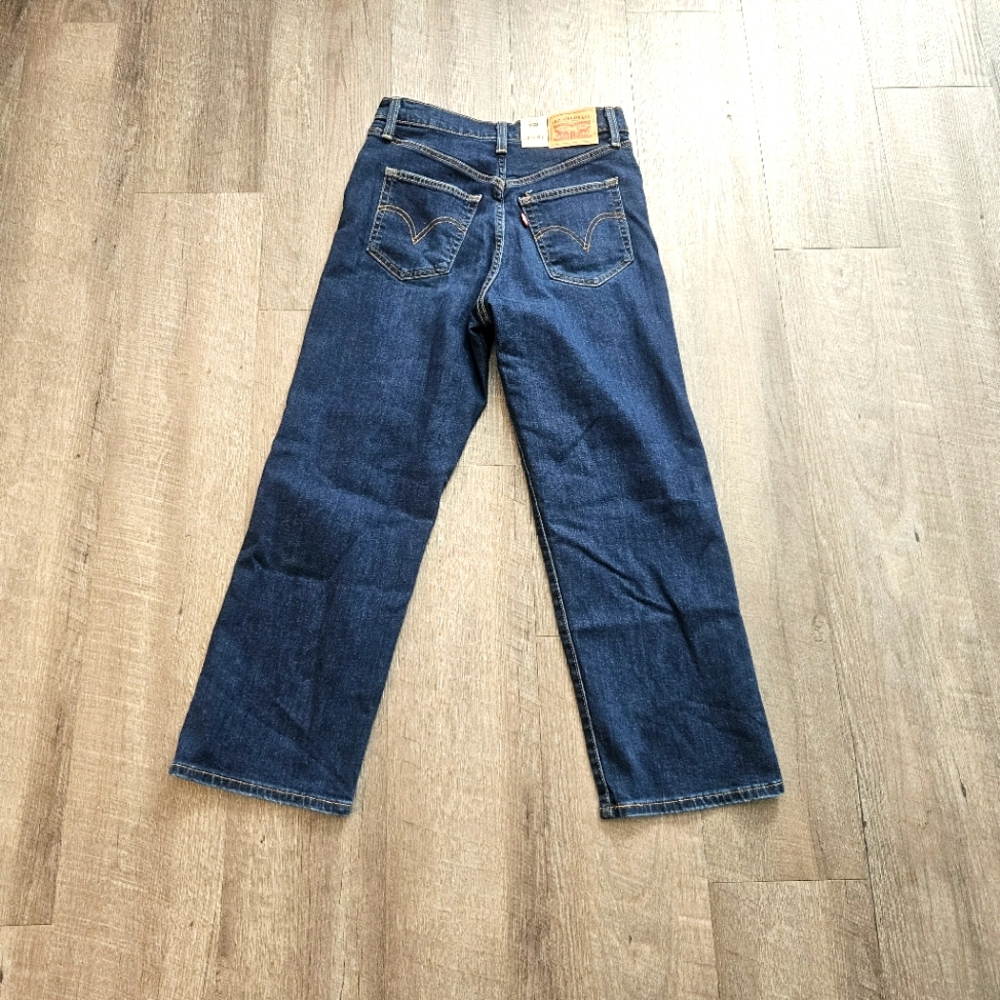 Levi's Ribcage Straight Ankle Jean Women's Premium Blue Denim NWT Multiple Sizes